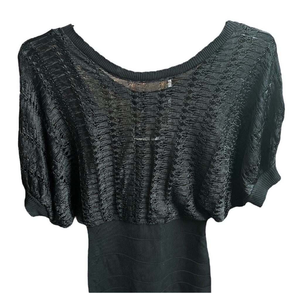 Arden B. Knit Mini Dress with Bodycon Skirt Black Size XSmall - Picture 5 of 7